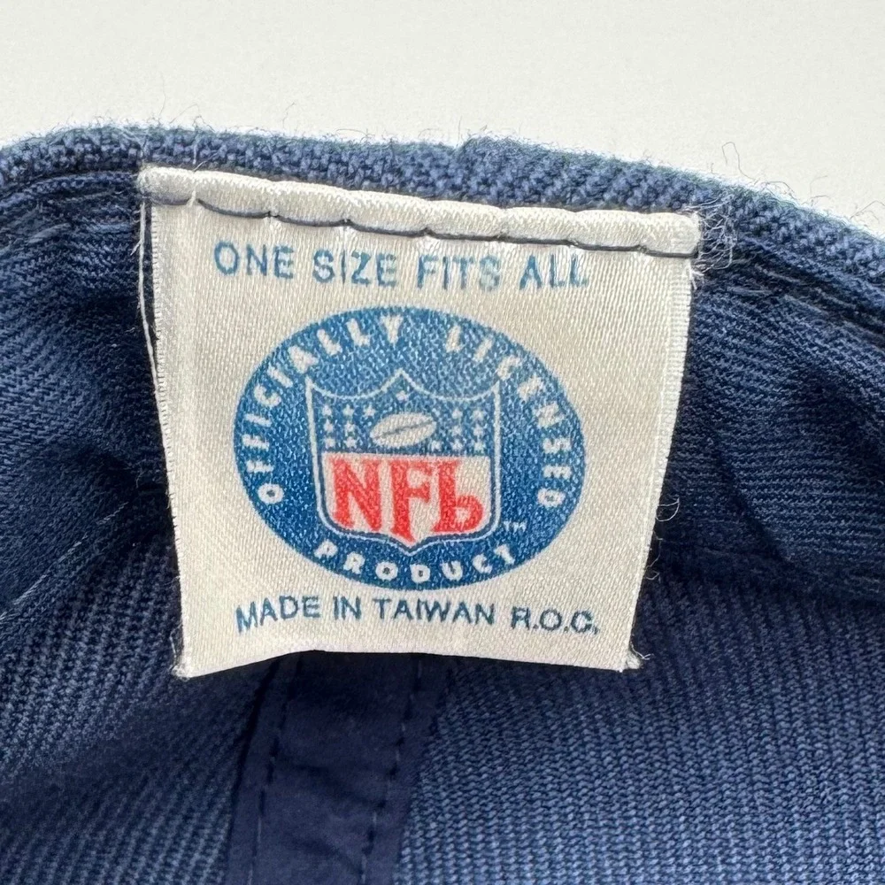 Denver Broncos NFL Hat Logo Athletic Baseball Cap Orange Blue Snapback‎ OSFA Vtg